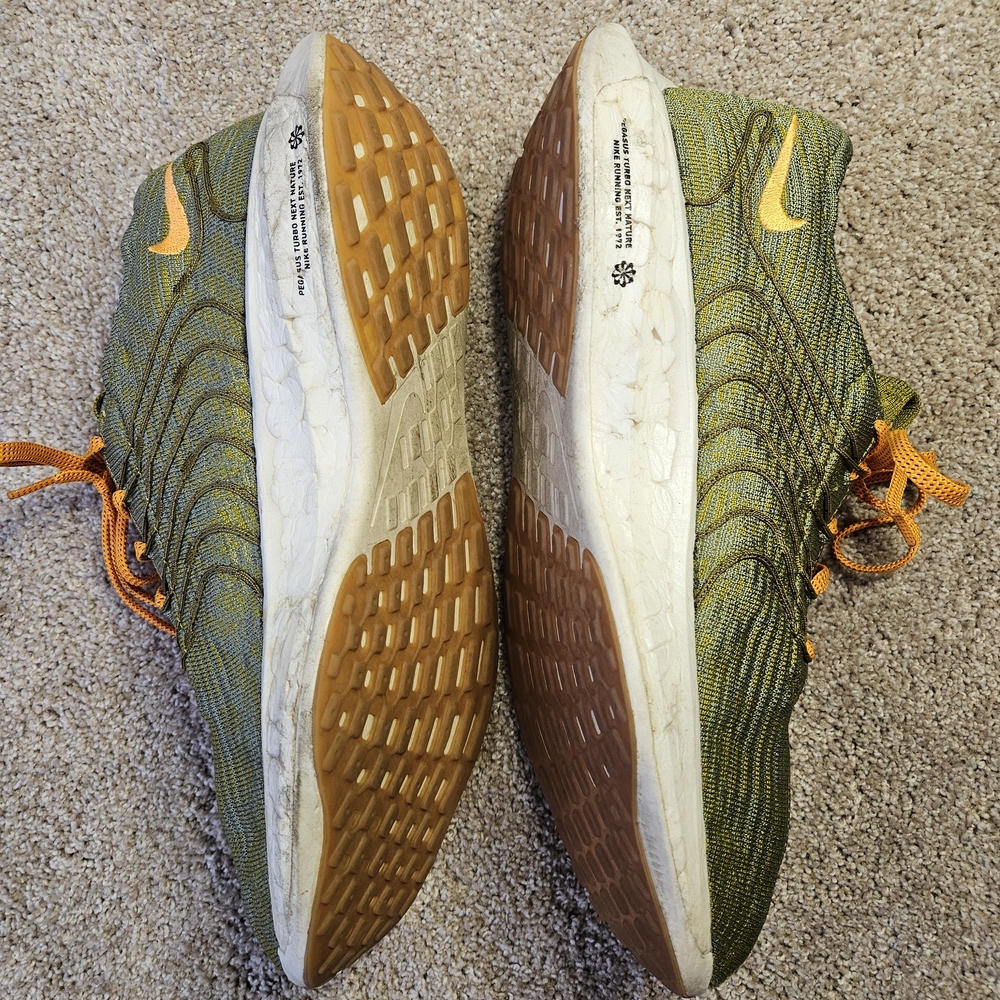 Nike Mens Pegasus Turbo Next Nature Moss Green ZOOMX Running Shoes sz 12 - Picture 10 of 16